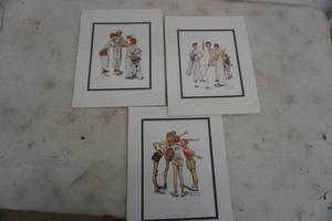 lot 84 image: 3 Norman Rockwell Pictures