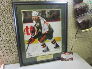 lot 2 image: Minnesota Wild Martin Havlat Framed...