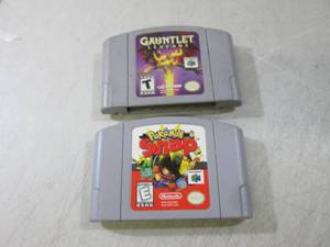 lot 51 image: 2 Nintendo 64 Games Pokemon Snap an...