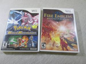 lot 57 image: 2 Wii Games Pokemon Battle Revoluti...