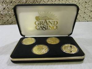 lot 60 image: 1997 Grand Casino Collector Coin Se...