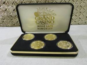 lot 63 image: 2000 Grand Casino Collector Coin Se...