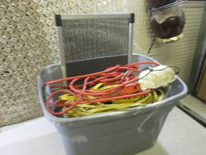 lot 85 image: Tote Full of Misc Power Cords, Work...