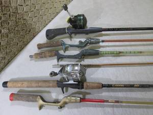 lot 88 image: Assorted Fishing Rods and Reels  RM...