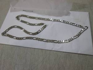 lot 99 image: Necklace Silver in Color Missing Cl...