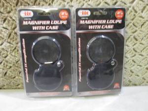 lot 109 image: Lot of 2 Magnifier Loupe with Case ...