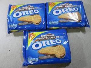 lot 121 image: 3 Family Size Packs Chocolate Peanu...