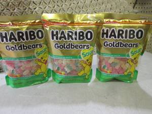 lot 134 image: 3 Bags Haribo Goldenbears Sour Gumm...