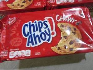 lot 138 image: 3 Packs of Chips Ahoy Chewy Cookie...