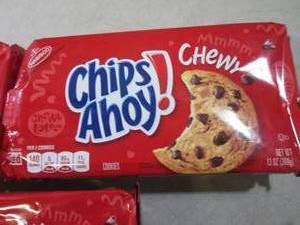 lot 139 image: 3 Packs of Chips Ahoy Chewy Cookie...