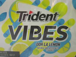 lot 141 image: 12 Containers of Trident Vibes Ooh ...