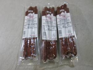 lot 155 image: 3 Packs of Smoked Beef & Bacon Snac...