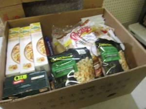 lot 160 image: Box Full of Misc SnacksFood Past D...