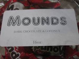 lot 162 image: 3 Pounds of Mounds Miniature Candy ...