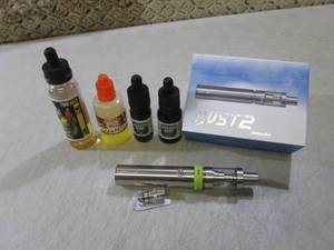 lot 184 image: Just 2 Vape with Misc Vape Juice  E...