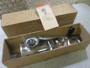 lot 208 image: Vintage Meat Grinder  EW3...