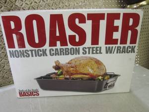 lot 251 image: Roaster Nonstick Carbon Steel with ...