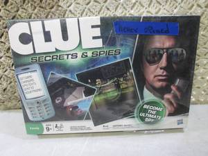 lot 260 image: Clue Secrets & Spies Game New Unope...