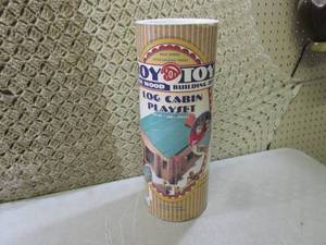 lot 272 image: Roy Toy Real Wood Building Set Log ...