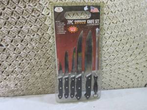 lot 278 image: 7pc German Style Kitchen Knife Set ...