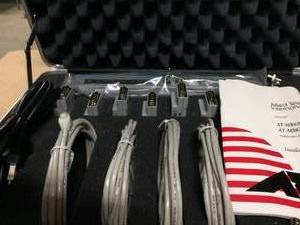 Locking Case With Electronic Adapters Etc - All Look New