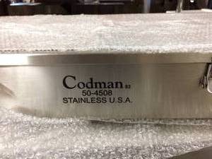 Codman 50-4508&nbspInstrumentation Sterilization Case 22x13in - Appears New