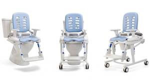 MSRP $1000 Rifton HTS Hygiene Toileting System &amp Product Manual - Dusty But In Great Condition
