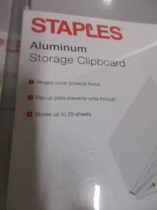 lot 42 image: Aluminum Storage Clipboards
