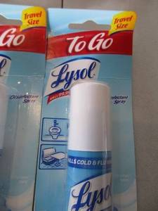 lot 133 image: Lysol Travel Size Disinfectant