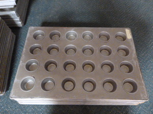 lot 33 image: 12 Sheet Pans with 24 Wells