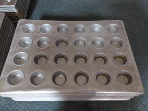 lot 35 image: 12 Sheet Pans with 24 Wells