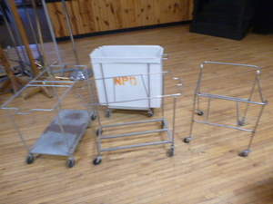 lot 55 image: 4 Bakery Bin Carts