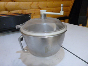 lot 86 image: Mixing Bowl with Churner