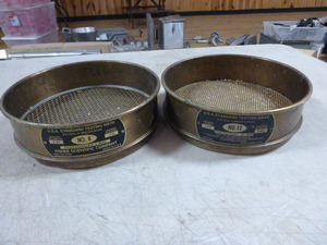 lot 118 image: 2 Vintage Testing Sieves