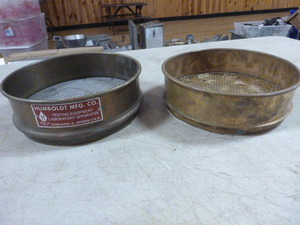 lot 120 image: 2 Vintage Testing Sieves