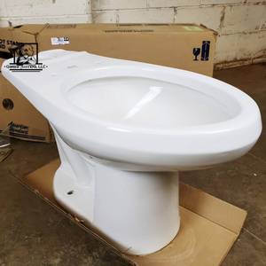 lot 414 image: American Standard Cadet 1.6 gpf Toilet Bowl, White