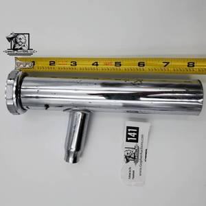 lot 141 image: 1-12 Chrome Coated Brass Slip Branch Tailpieces