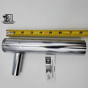 lot 143 image: 1-12 Chrome Coated Brass Slip Branch Tailpieces