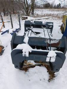 lot 12 image: Jungheinrich Three Stage Mast with Extending Carriage & Side Shift