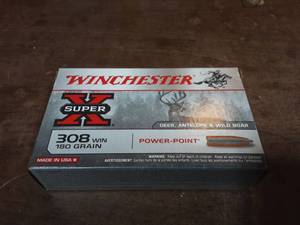 lot 1 image: 308 Winchester 180 Grain Power Point 20-Count