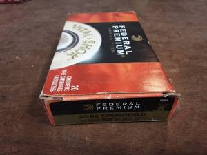 lot 5 image: Federal 30-06 SPRG 165 Grain Nosler Ballistic Tip 20-Count
