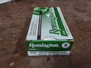 lot 27 image: Remington 45 Auto. 230 Grain FMJ 50-Count