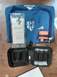 lot 63 image: Allen Choke Holder, Trigger Lock, Sling Mount Parts & Case