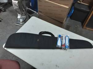 lot 70 image: Soft Sided Gun Case & 3-Gun Locks