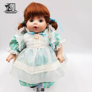 lot 211 image: Vintage Red Hair Porcelain Doll