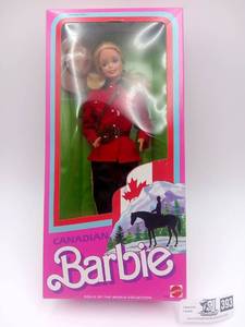lot 393 image: Vintage 1988 Canadian BarbieDoll First Edition - Valued  $70