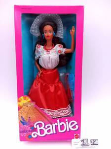 lot 398 image: Vintage 1989 Mexican BarbieDoll 1st Edition (Unopened Box) - Valued  $50