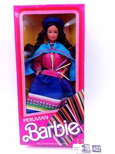 lot 402 image: Vintage 1985 Peruvian BarbieDoll - Valued  $50
