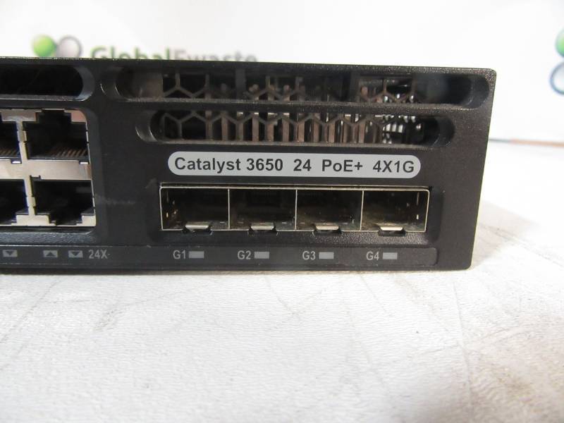 lot 5 image: WS-C3650-24PS-S Cisco 24 Port 3650 24 PORT POE  switch w4 SFP