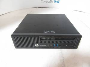 lot 2 image: HP EliteDesk 800 G1 USDT&nbspINTEL(R) CORE(TM) I7-4770S CPU  3.10GHZ 16GB RAM 256 GB HD with authentic Windows 10